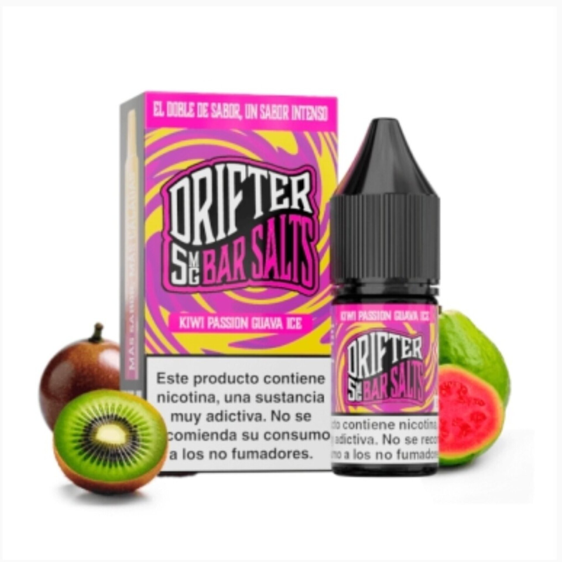 JUICE SAUZ DRIFTER BAR SALTS KIWI PASSION GUAVA ICE 5mg - 1