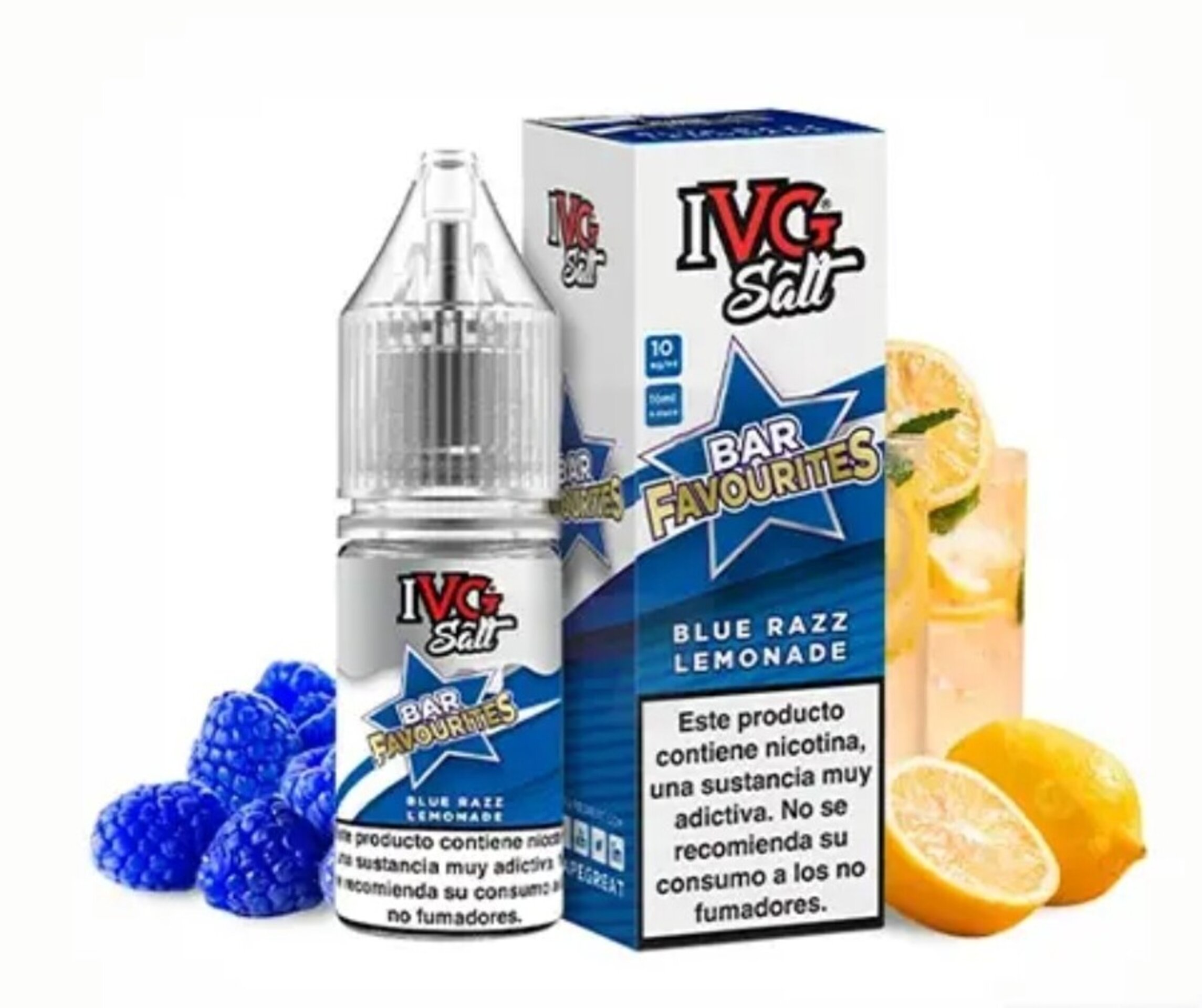 BLUE RAZZ LEMONADE FAVOURITE BAR SALTS 10ml – IVG - 1